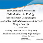 ISPE Training Certificate Mr Galindo Rodrigo